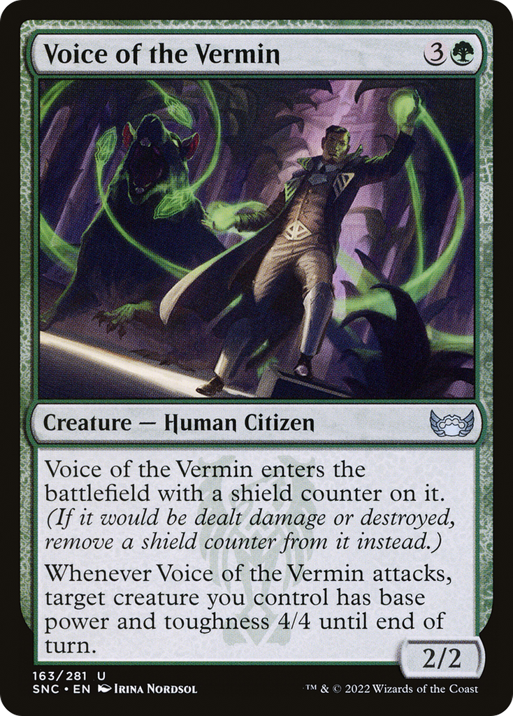 Magic: The Gathering - Voice of the Vermin Foil - Streets of New Capenna