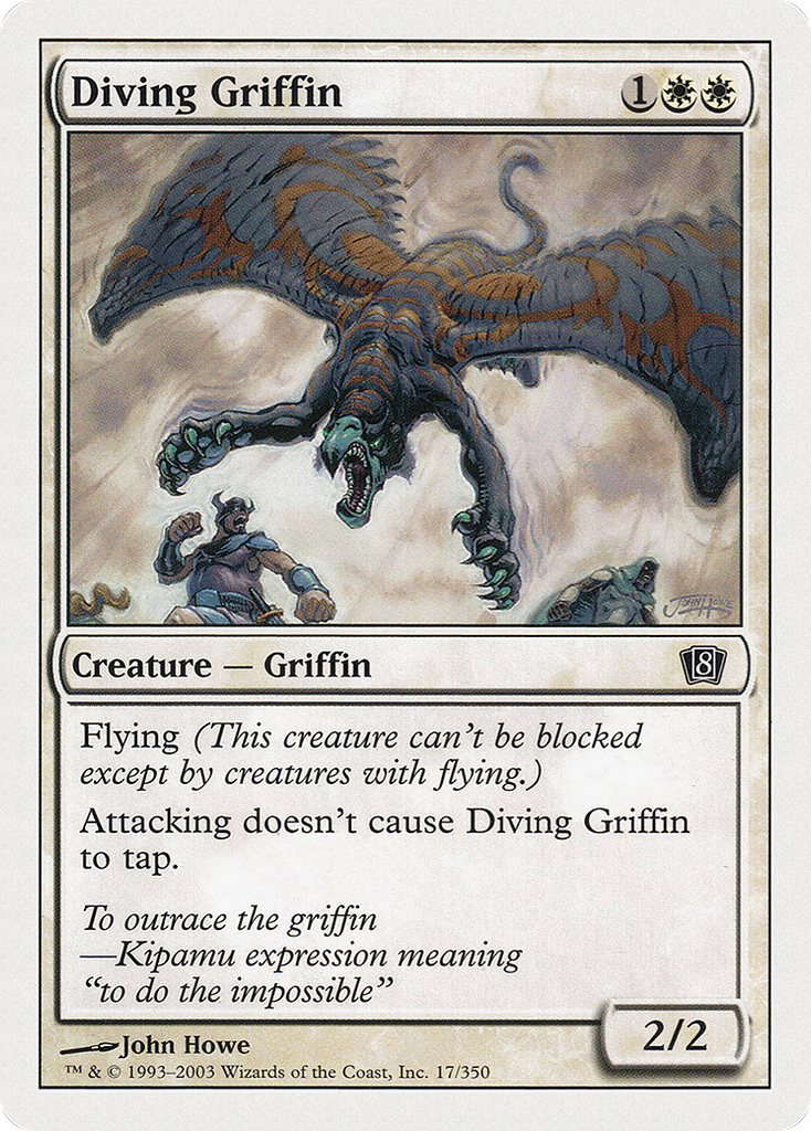 Magic: The Gathering - Diving Griffin - Eighth Edition