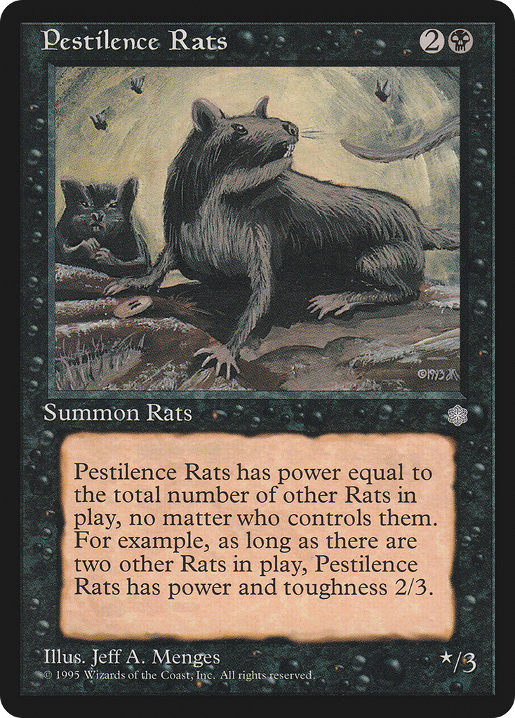 Magic: The Gathering - Pestilence Rats - Ice Age