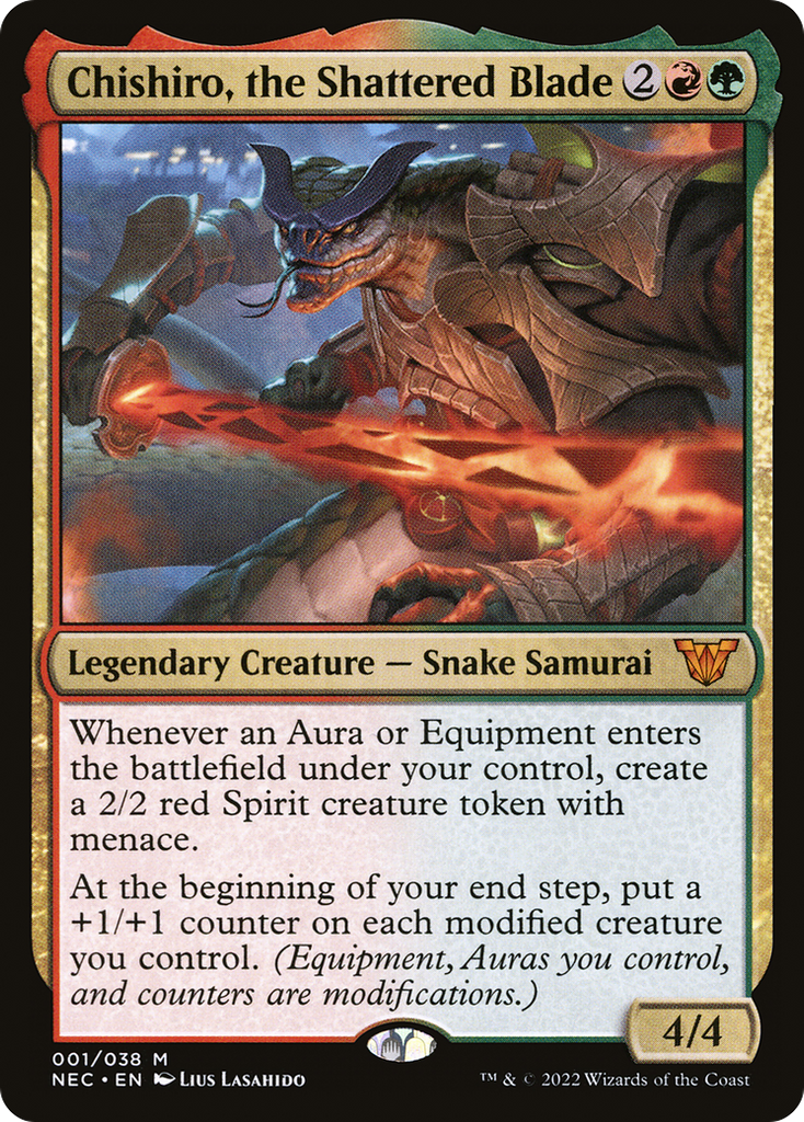 Magic: The Gathering - Chishiro, the Shattered Blade - Neon Dynasty Commander