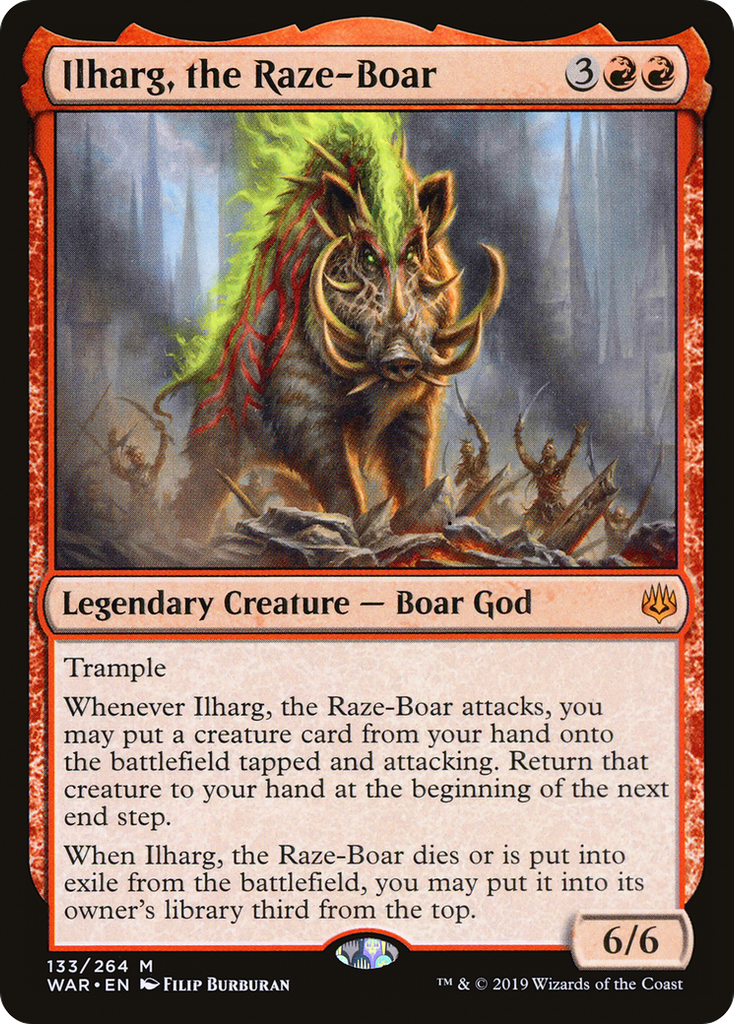 Magic: The Gathering - Ilharg, the Raze-Boar - War of the Spark