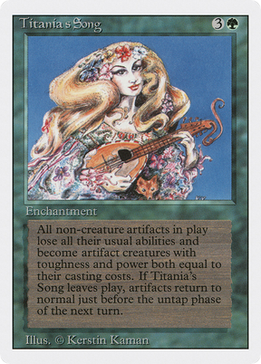 Magic: The Gathering - Titania's Song - Revised Edition