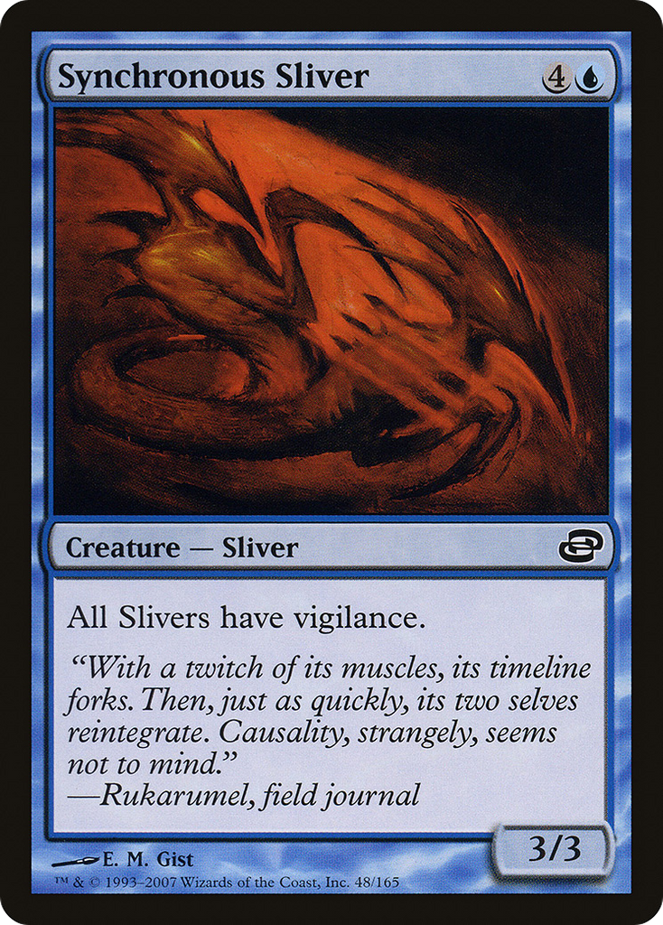 Magic: The Gathering - Synchronous Sliver - Planar Chaos