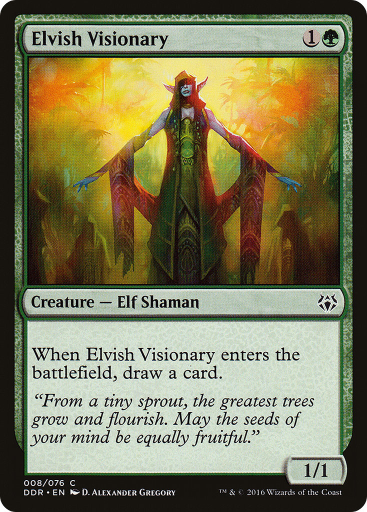 Magic: The Gathering - Elvish Visionary - Duel Decks: Nissa vs. Ob Nixilis