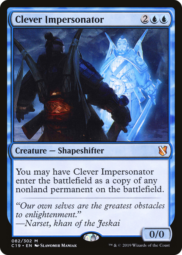 Magic: The Gathering - Clever Impersonator - Commander 2019