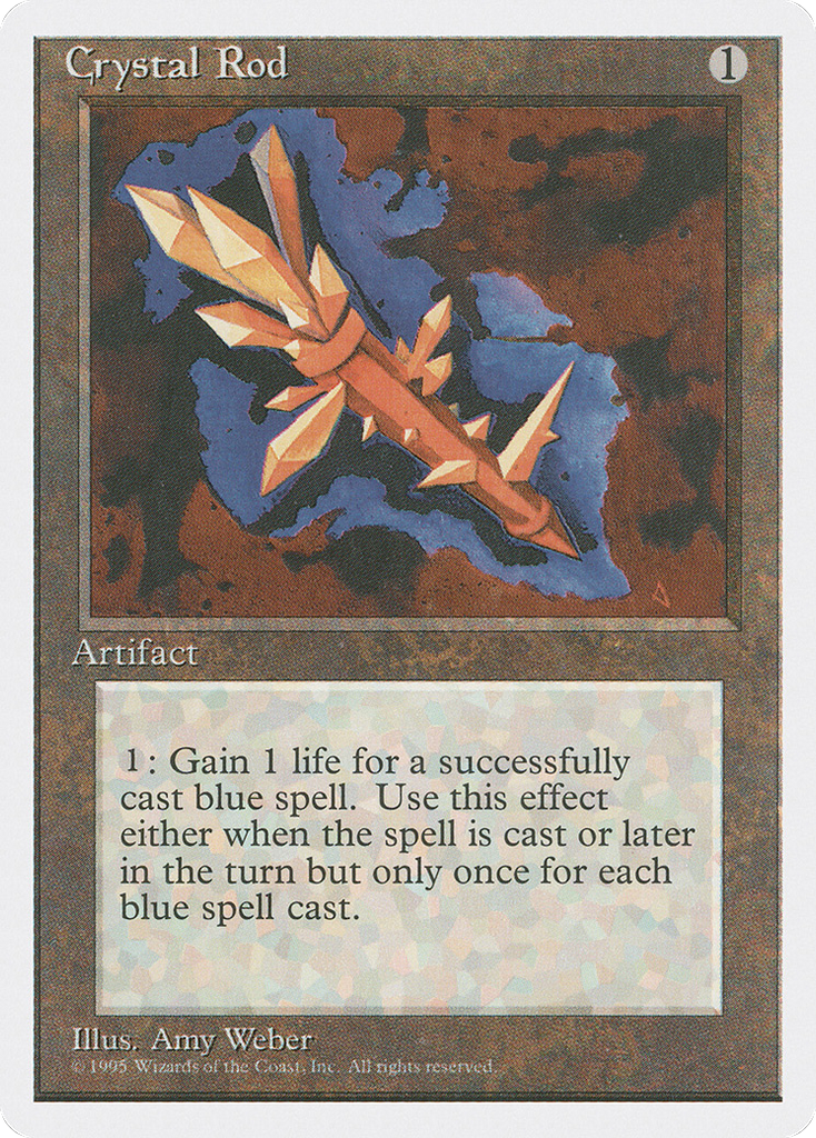 Magic: The Gathering - Crystal Rod - Fourth Edition