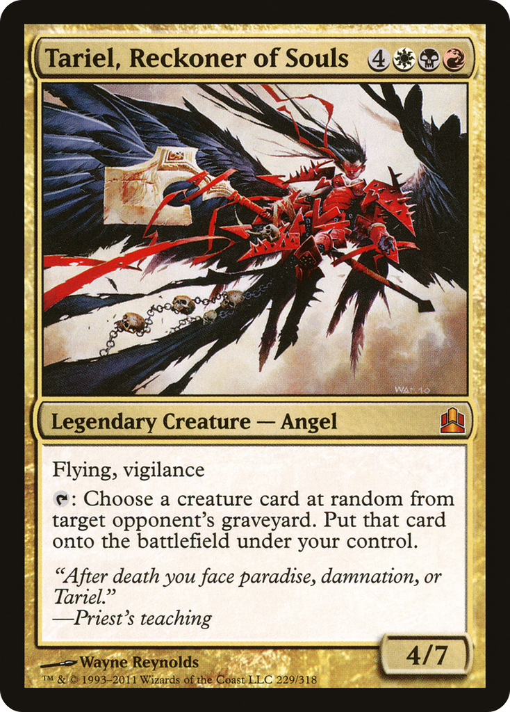 Magic: The Gathering - Tariel, Reckoner of Souls - Commander 2011