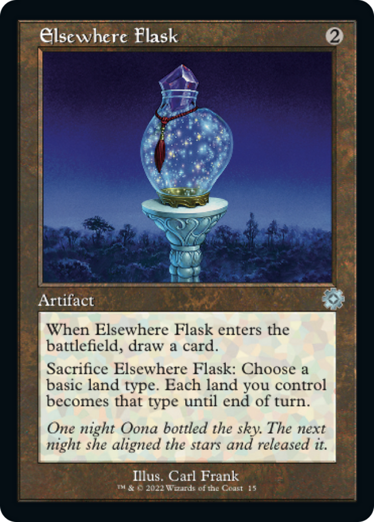 Magic: The Gathering - Elsewhere Flask - The Brothers' War Retro Artifacts