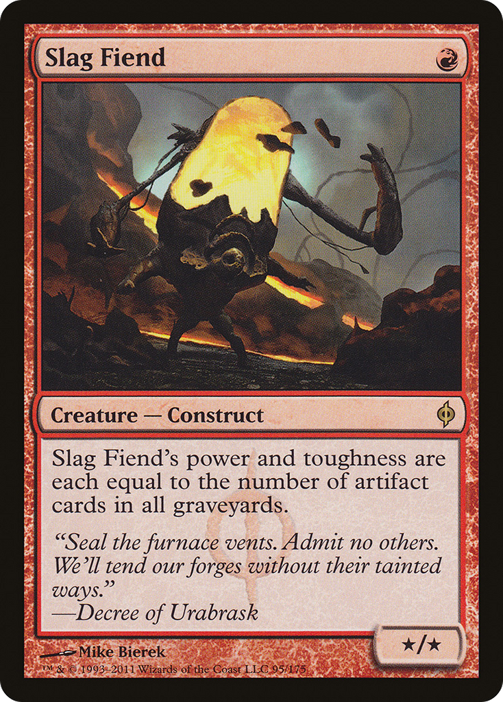 Magic: The Gathering - Slag Fiend - New Phyrexia