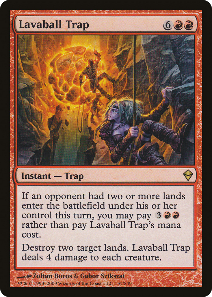 Magic: The Gathering - Lavaball Trap - Zendikar