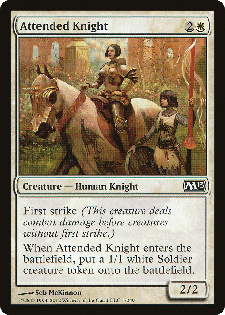 Magic: The Gathering - Attended Knight - Magic 2013