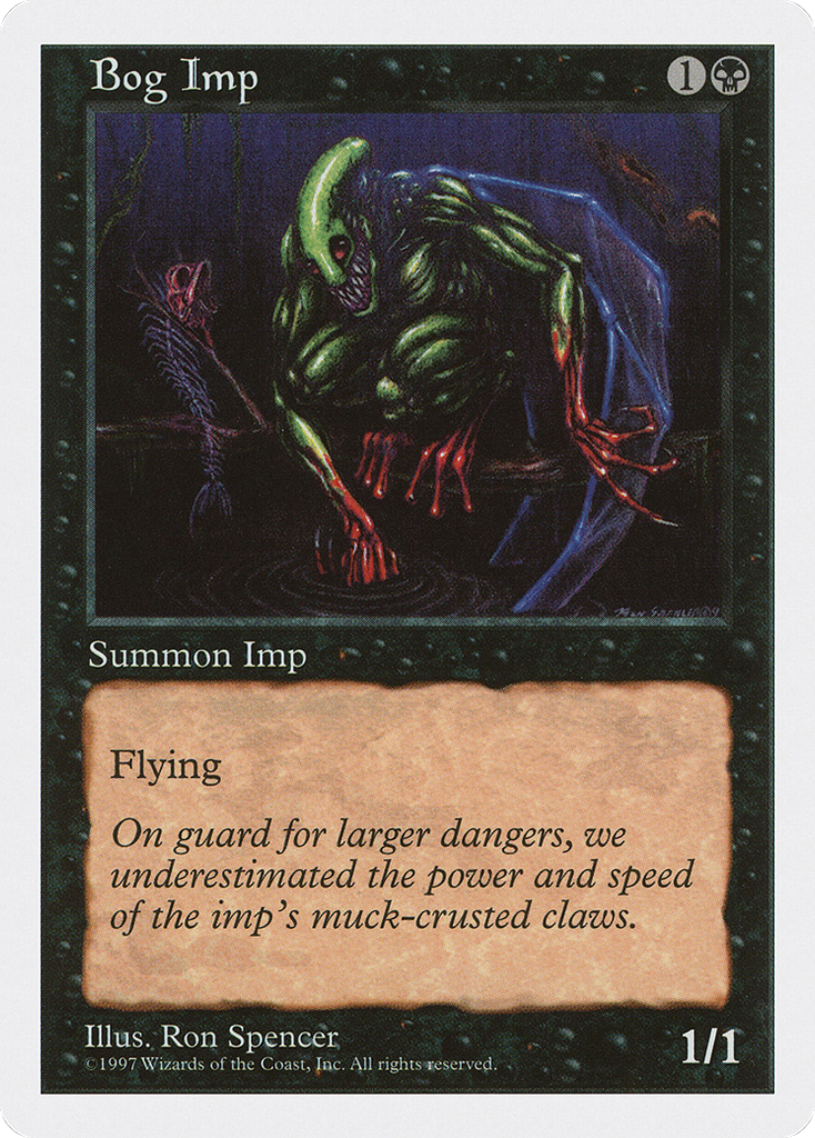 Magic: The Gathering - Bog Imp - Fifth Edition