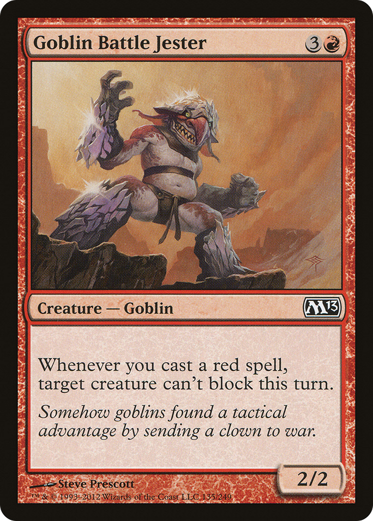 Magic: The Gathering - Goblin Battle Jester - Magic 2013