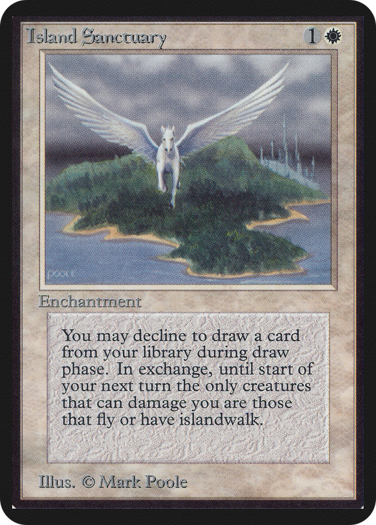 Magic: The Gathering - Island Sanctuary - Limited Edition Alpha