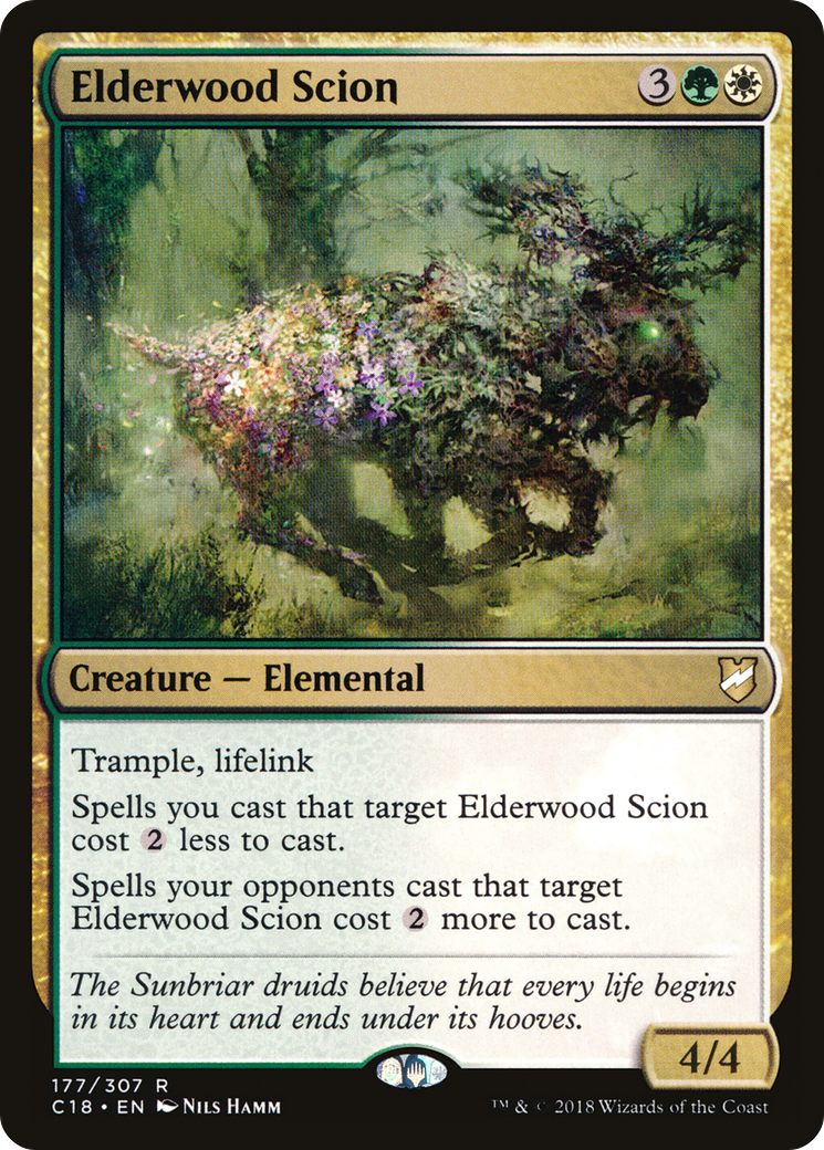 Magic: The Gathering - Elderwood Scion - Commander 2018