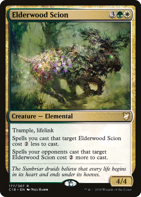 Magic: The Gathering - Elderwood Scion - Commander 2018