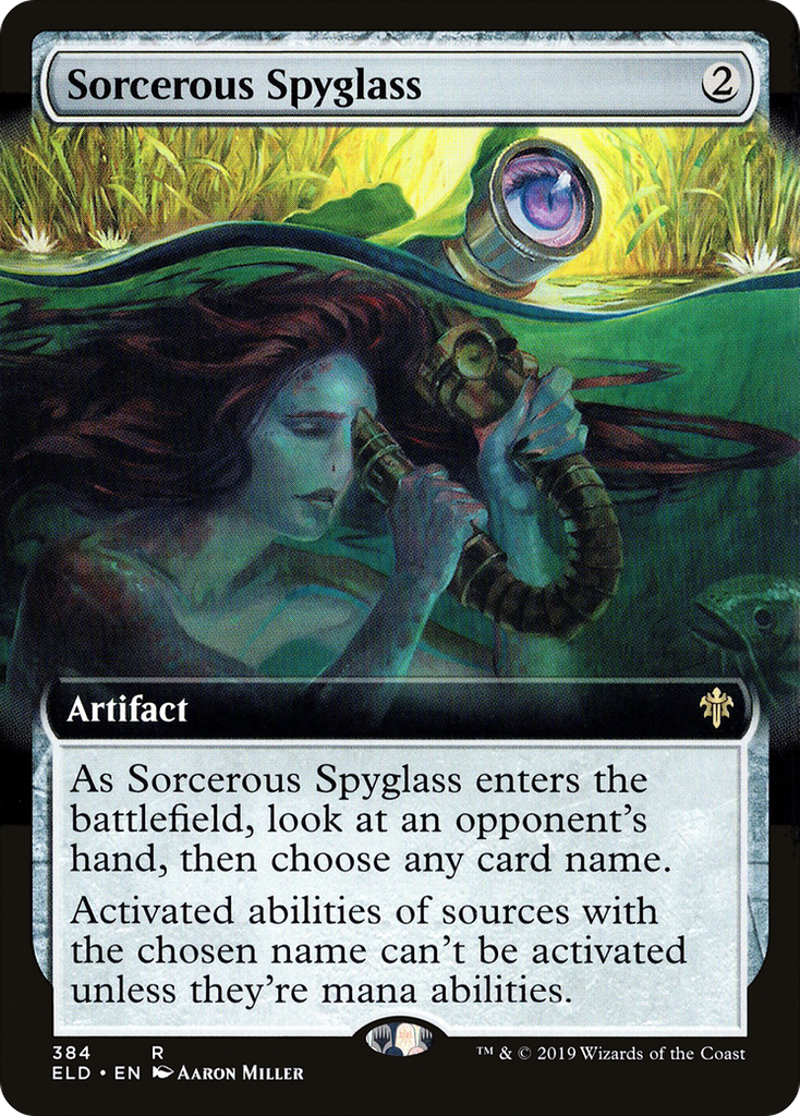 Magic: The Gathering - Sorcerous Spyglass Foil - Throne of Eldraine
