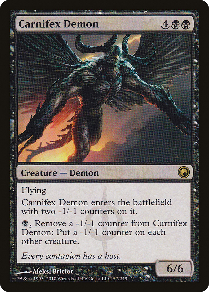 Magic: The Gathering - Carnifex Demon - Scars of Mirrodin