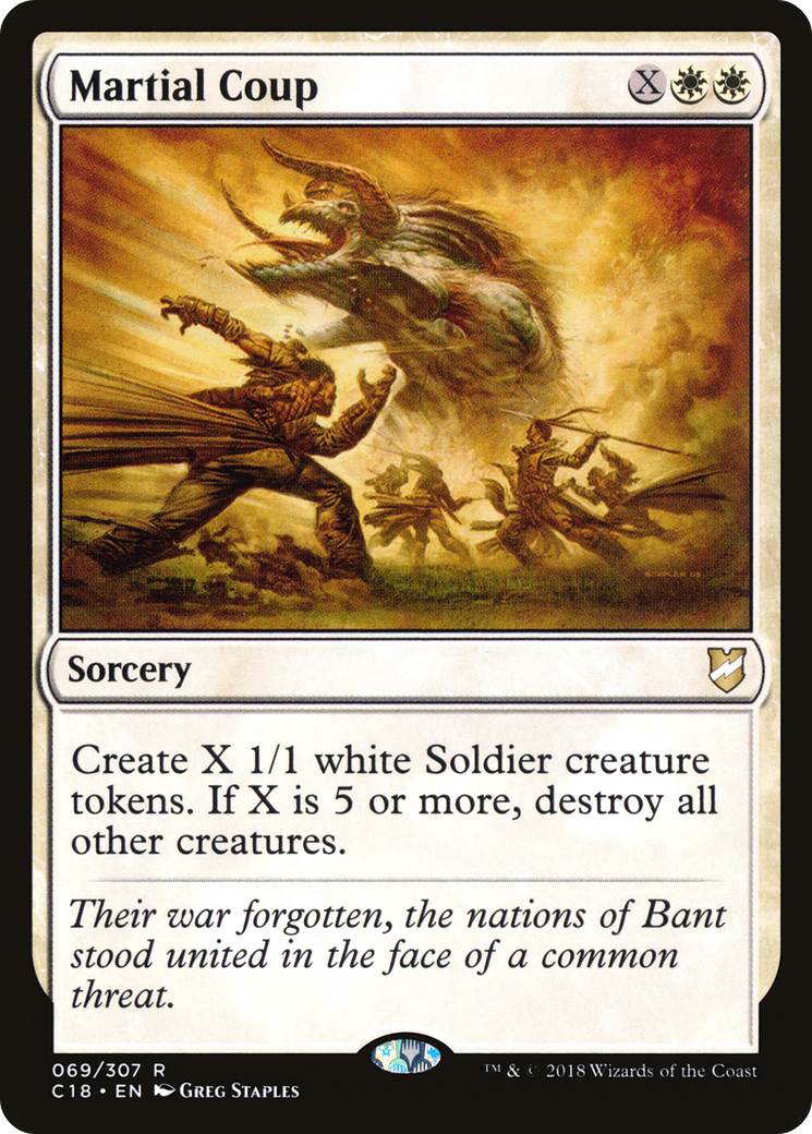 Magic: The Gathering - Martial Coup - Commander 2018