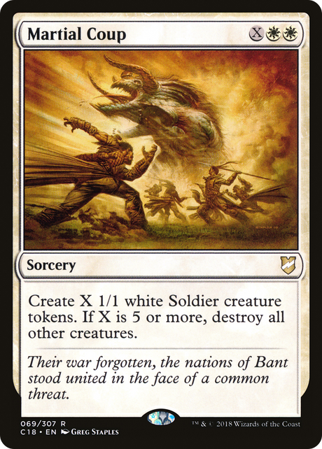 Magic: The Gathering - Martial Coup - Commander 2018