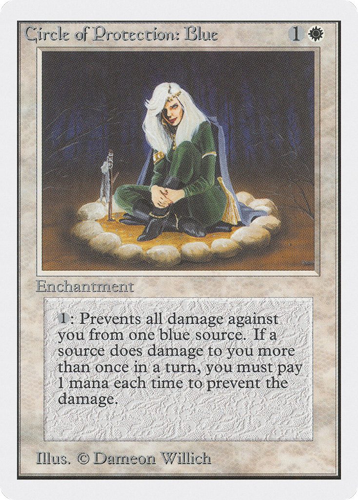 Magic: The Gathering - Circle of Protection: Blue - Unlimited Edition