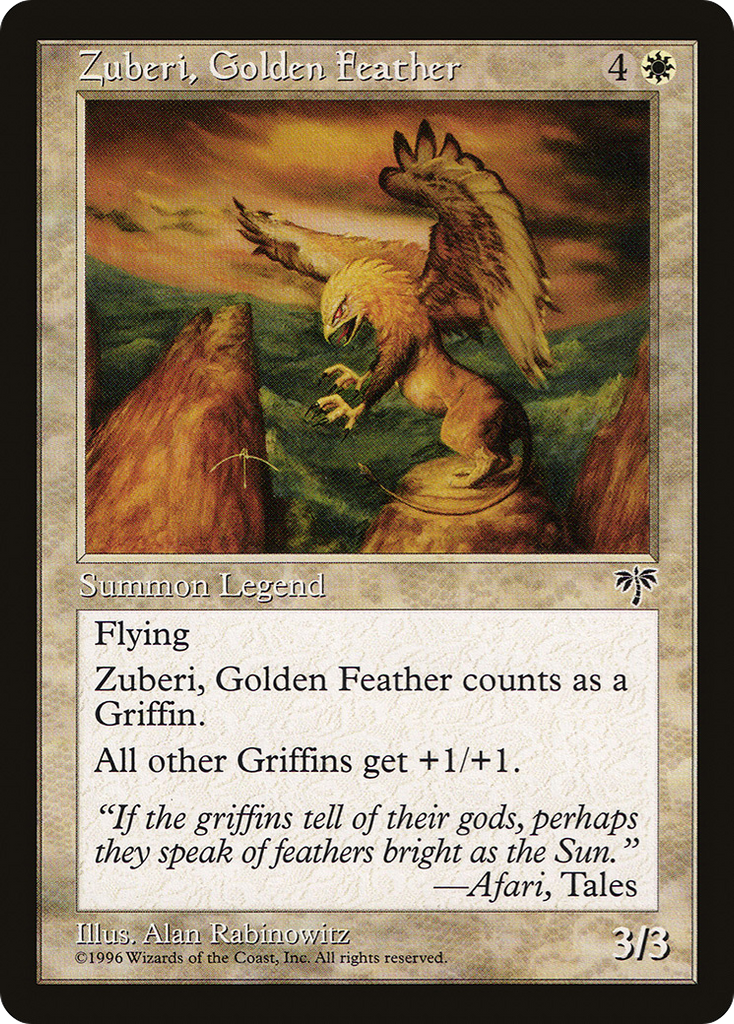 Magic: The Gathering - Zuberi, Golden Feather - Mirage