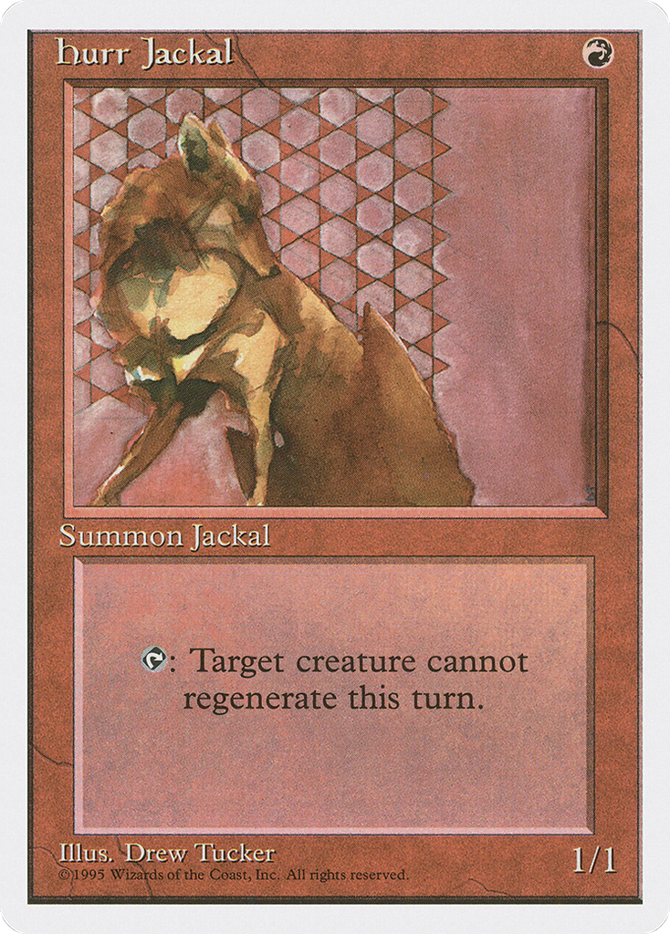 Magic: The Gathering - Hurr Jackal - Fourth Edition