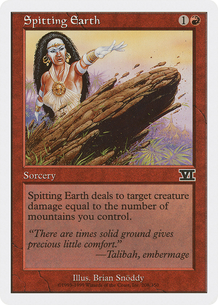 Magic: The Gathering - Spitting Earth - Classic Sixth Edition