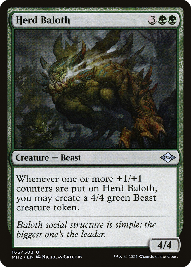 Magic: The Gathering - Herd Baloth Foil - Modern Horizons 2