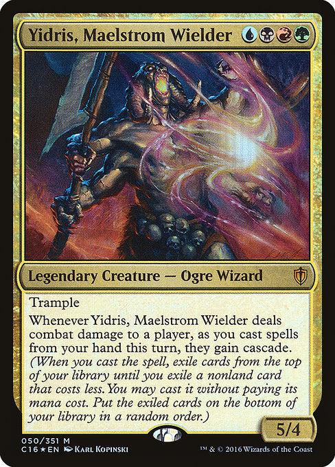 Magic the Gathering - Yidris, Maelstrom Wielder Foil - Commander 2016