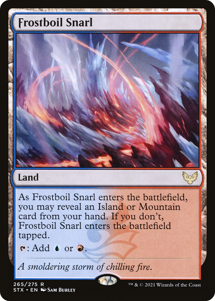 Magic: The Gathering - Frostboil Snarl Foil - Strixhaven: School of Mages