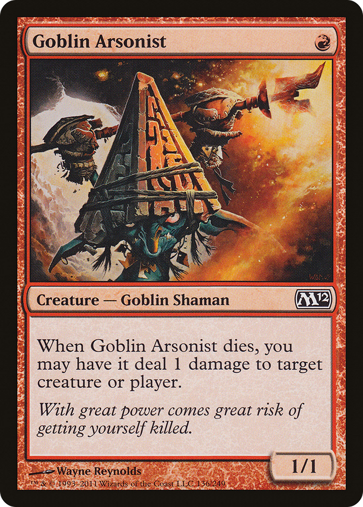 Magic: The Gathering - Goblin Arsonist - Magic 2012