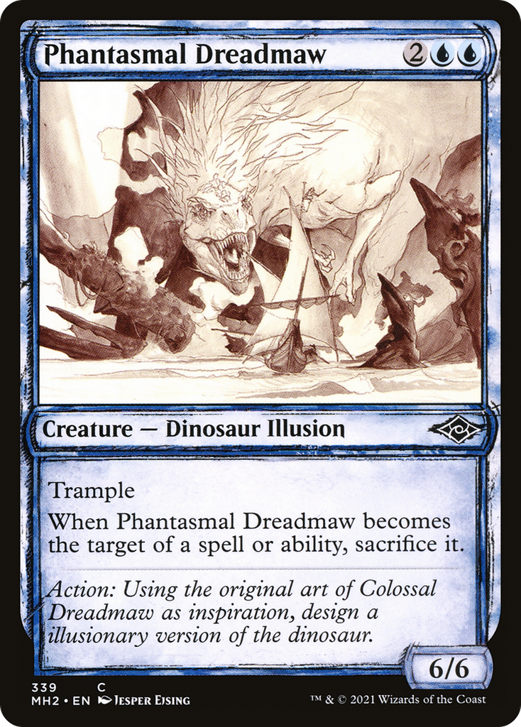 Magic: The Gathering - Phantasmal Dreadmaw Foil - Modern Horizons 2