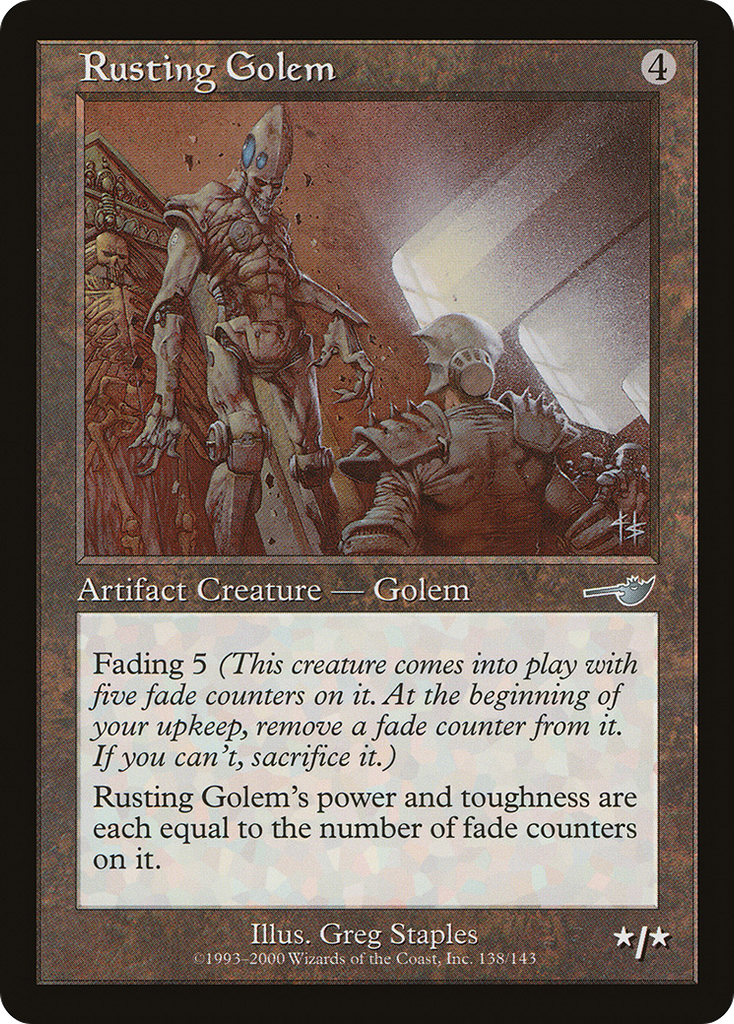 Magic: The Gathering - Rusting Golem - Nemesis