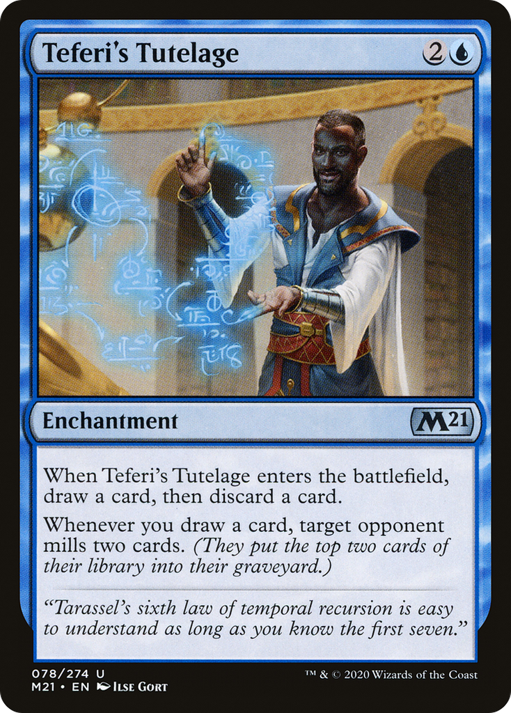 Magic: The Gathering - Teferi's Tutelage Foil - Core Set 2021