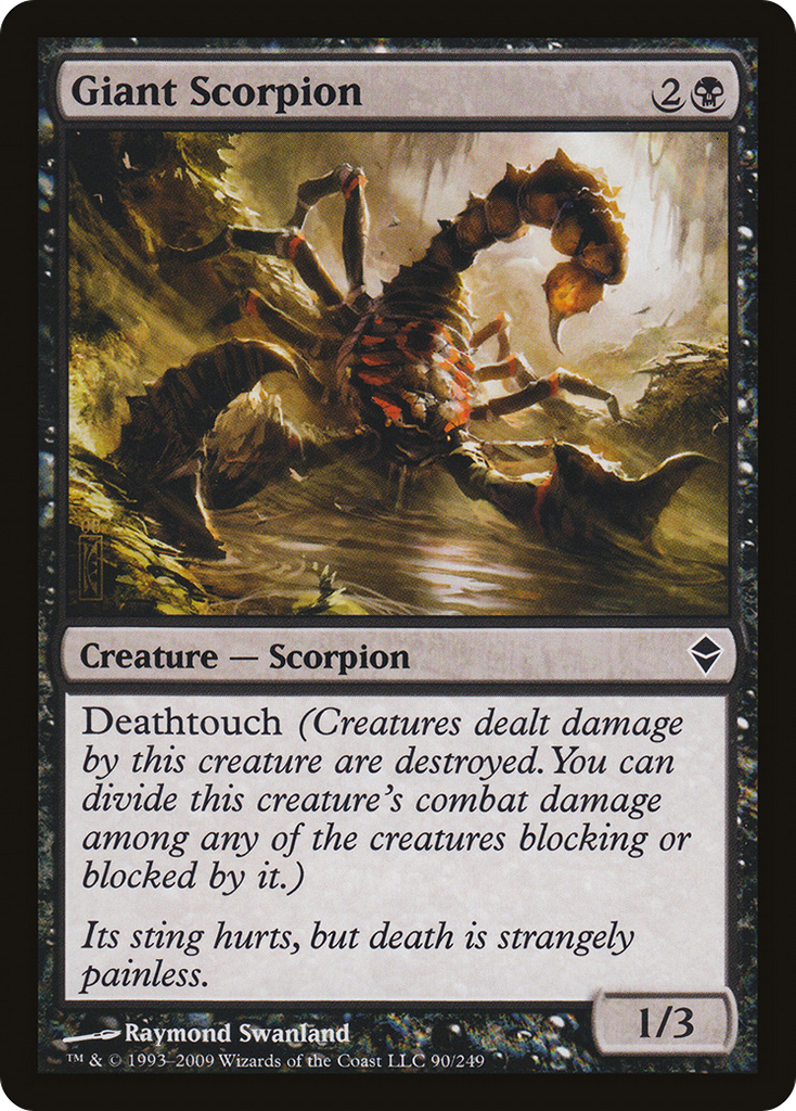 Magic: The Gathering - Giant Scorpion - Zendikar