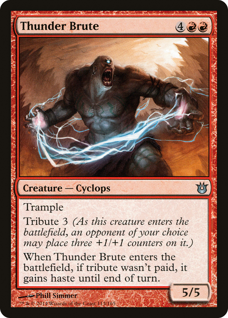 Magic: The Gathering - Thunder Brute - Born of the Gods