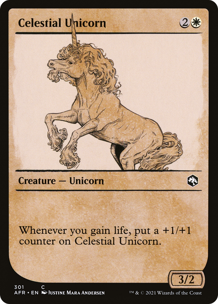 Magic: The Gathering - Celestial Unicorn - Adventures in the Forgotten Realms