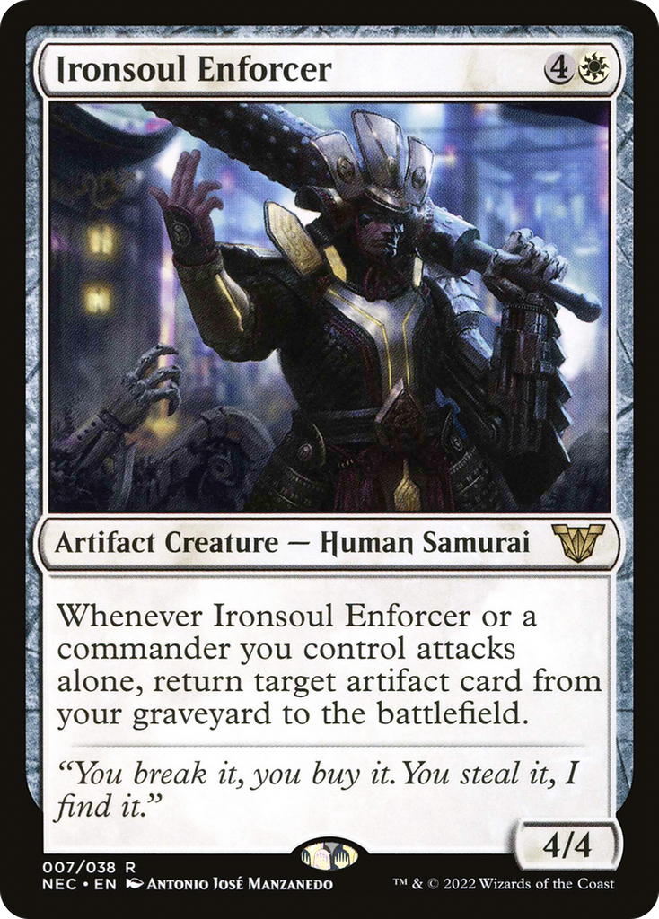 Magic: The Gathering - Ironsoul Enforcer - Neon Dynasty Commander