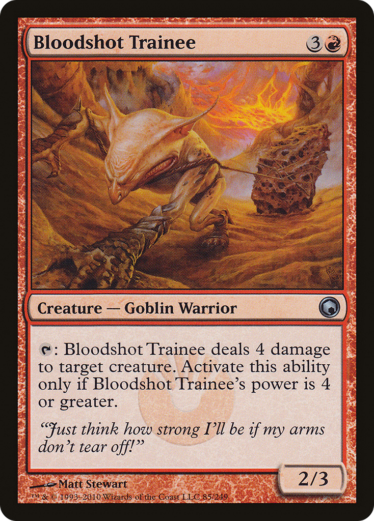 Magic: The Gathering - Bloodshot Trainee - Scars of Mirrodin