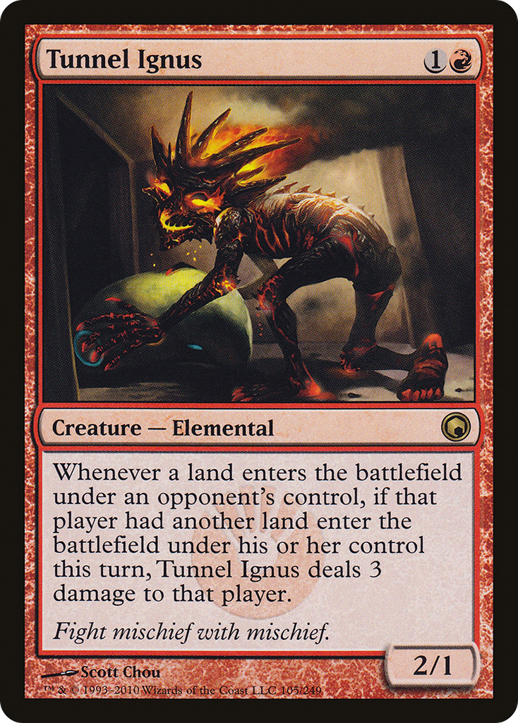 Magic: The Gathering - Tunnel Ignus - Scars of Mirrodin