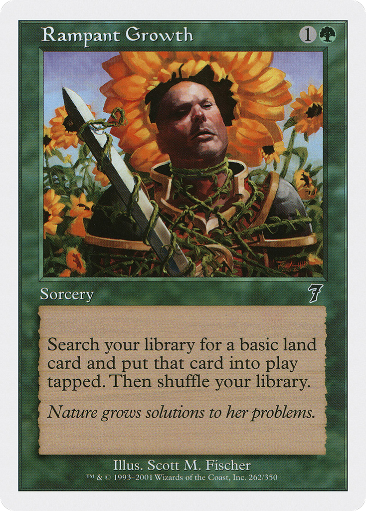 Magic: The Gathering - Rampant Growth - Seventh Edition