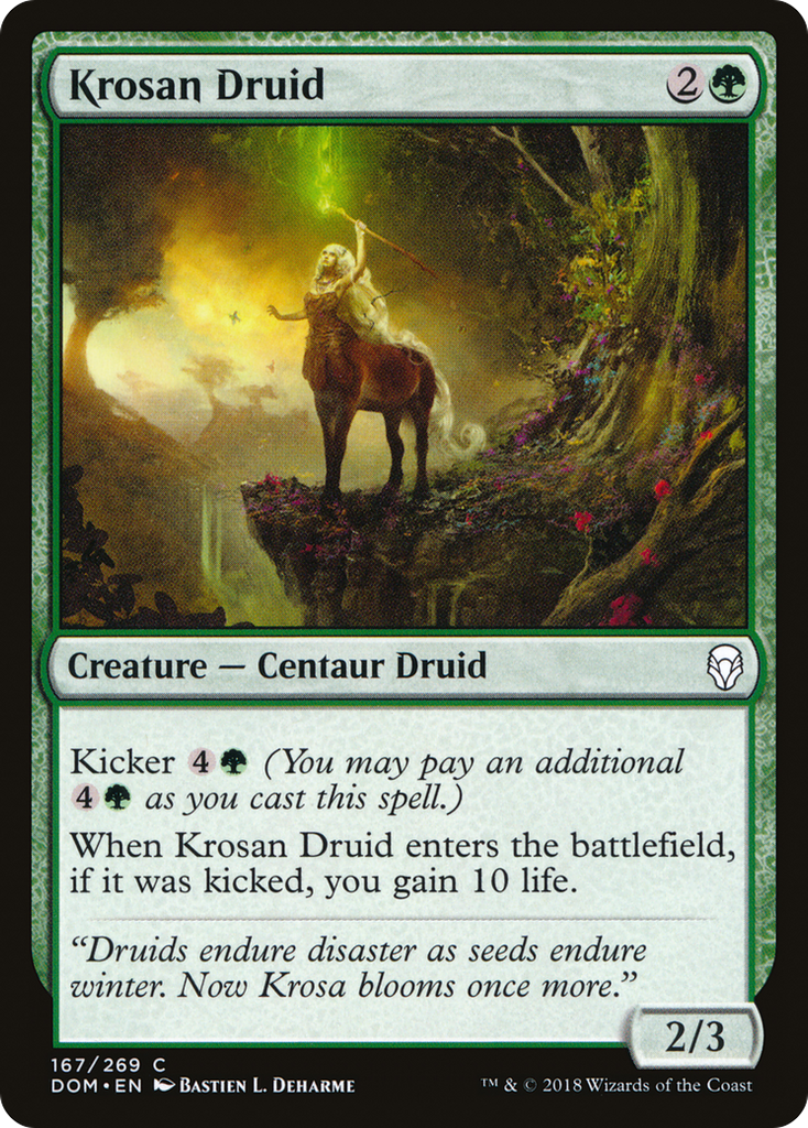 Magic: The Gathering - Krosan Druid - Dominaria