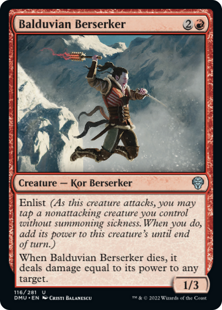 Magic: The Gathering - Balduvian Berserker - Dominaria United