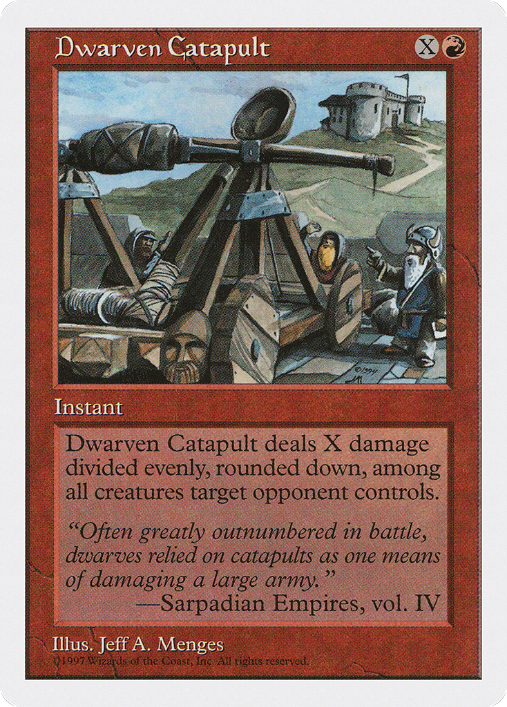 Magic: The Gathering - Dwarven Catapult - Fifth Edition