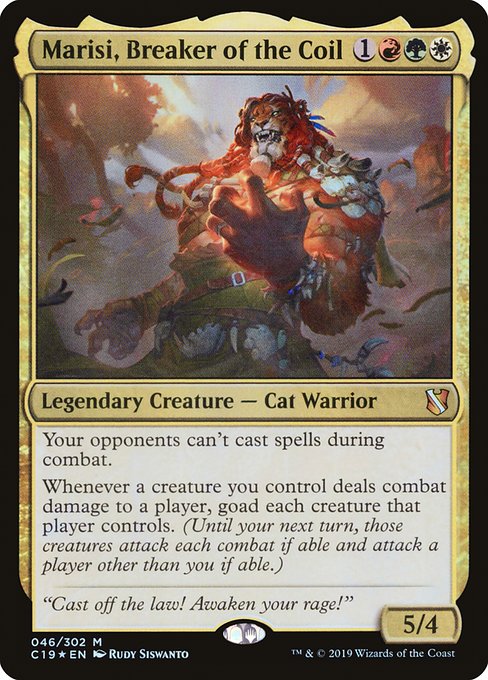 Magic the Gathering - Marisi, Breaker of the Coil Foil - Commander 2019