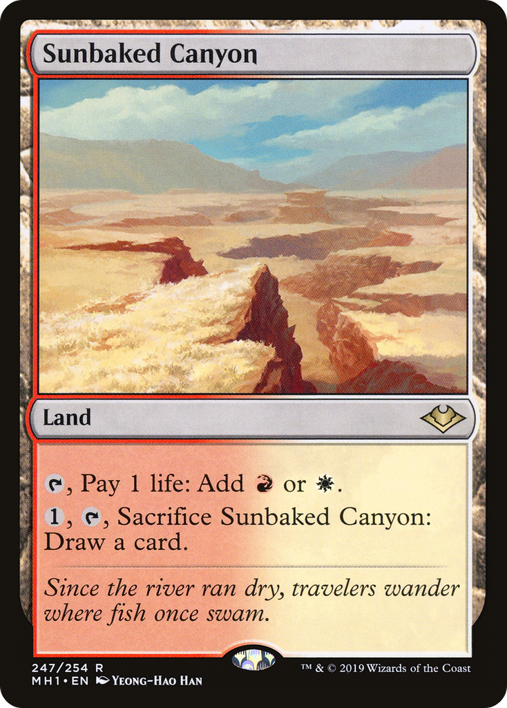 Magic: The Gathering - Sunbaked Canyon - Modern Horizons
