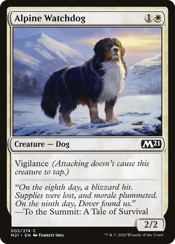Magic: The Gathering - Alpine Watchdog - Core Set 2021