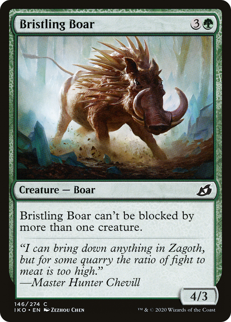 Magic: The Gathering - Bristling Boar - Ikoria: Lair of Behemoths