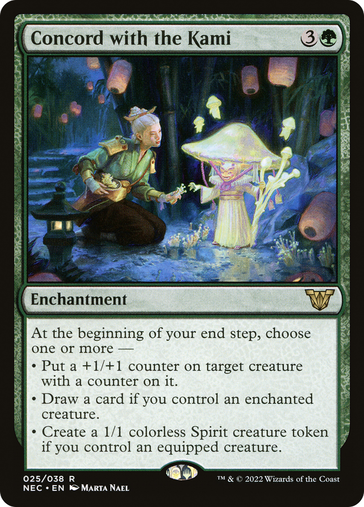 Magic: The Gathering - Concord with the Kami - Neon Dynasty Commander